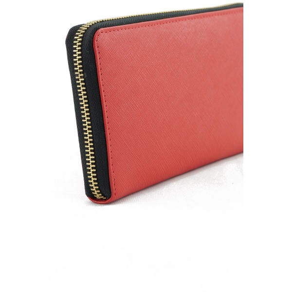 MARIO ROSSI ΓΥΝΑΙΚΕΙΟ ΔΕΡΜΑΤΙΝΟ ΠΟΡΤΟΦΟΛΙ RFID ΚΟΚΚΙΝΟ PL-233