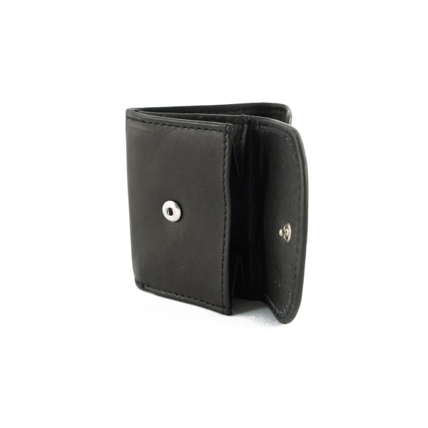 GINIS LEATHER ΓΥΝΑΙΚΕΙΟ ΔΕΡΜΑΤΙΝΟ ΠΟΡΤΟΦΟΛΙ ΜΙΚΡΟ ΜΑΥΡΟ 244