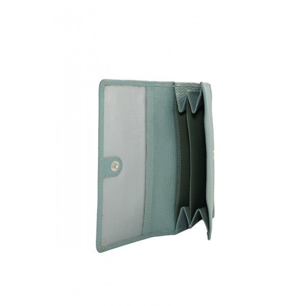 GINIS LEATHER ΓΥΝΑΙΚΕΙΟ ΔΕΡΜΑΤΙΝΟ ΠΟΡΤΟΦΟΛΙ RFID ΦΥΣΤΙΚΙ FLO1