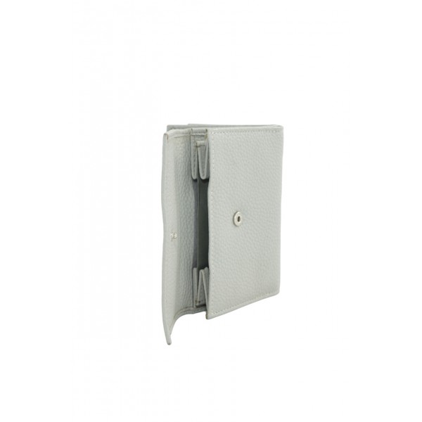 GINIS LEATHER ΓΥΝΑΙΚΕΙΟ ΔΕΡΜΑΤΙΝΟ ΠΟΡΤΟΦΟΛΙ RFID ΓΚΡΙ FLO70