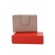 GINIS LEATHER ΓΥΝΑΙΚΕΙΟ ΔΕΡΜΑΤΙΝΟ ΠΟΡΤΟΦΟΛΙ RFID ΡΟΖ FLO70