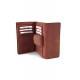 GINIS LEATHER ΓΥΝΑΙΚΕΙΟ ΔΕΡΜΑΤΙΝΟ ΠΟΡΤΟΦΟΛΙ ΚΟΚΚΙΝΟ L70