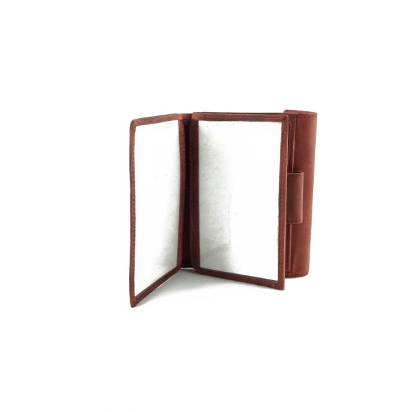 GINIS LEATHER ΓΥΝΑΙΚΕΙΟ ΔΕΡΜΑΤΙΝΟ ΠΟΡΤΟΦΟΛΙ ΚΟΚΚΙΝΟ L70