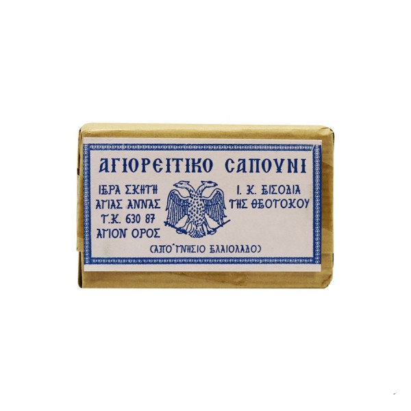 ΣΑΠΟΥΝΙ ΑΓΙΟΥ ΟΡΟΥΣ ΜΕ ΕΛΑΙΟΛΑΔΟ ΠΡΑΣΙΝΟ 100ΓΡ