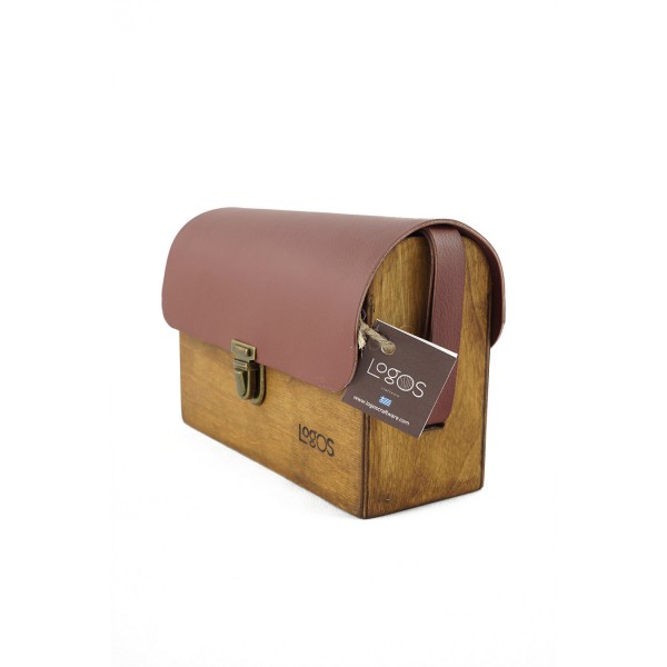 LOGOS ΓΥΝΑΙΚΕΙΑ ΧΕΙΡΟΠΟΙΗΤΗ ΞΥΛΙΝΗ ΤΣΑΝΤΑ ΩΜΟΥ-ΧΙΑΣΤΙ ΜΠΟΡΝΤΟ LOG-105