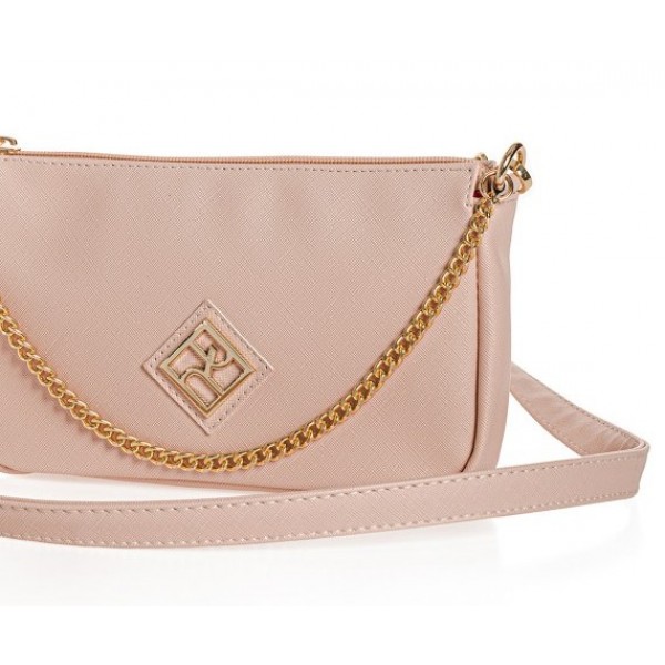 PIERRO ACCESSORIES VENUS SAFFIANO ΓΥΝΑΙΚΕΙΑ ΤΣΑΝΤΑ ΩΜΟΥ-ΧΙΑΣΤΙ ΡΟΖ 90825SF50