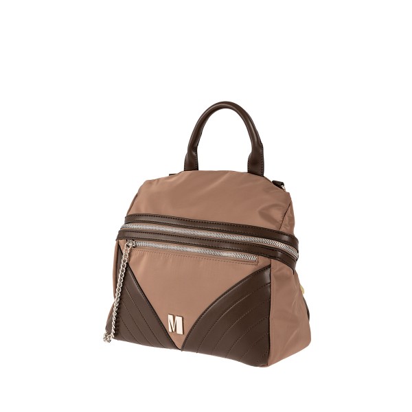 MODISSIMO ΓΥΝΑΙΚΕΙΑ ΤΣΑΝΤΑ ΠΛΑΤΗΣ ΥΦΑΣΜΑΤΙΝΗ ΚΑΦΕ-ΛΑΔΙ 45-23855BR