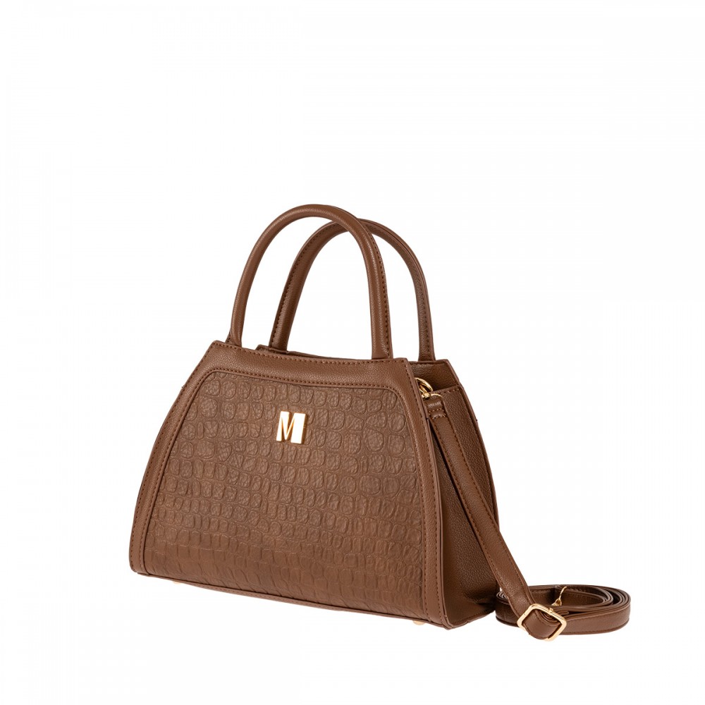 MODISSIMO ΓΥΝΑΙΚΕΙΑ ΤΣΑΝΤΑ ΧΕΙΡΟΣ-ΧΙΑΣΤΙ ΚΡΟΚΟ ΚΑΦΕ 45-23904BR