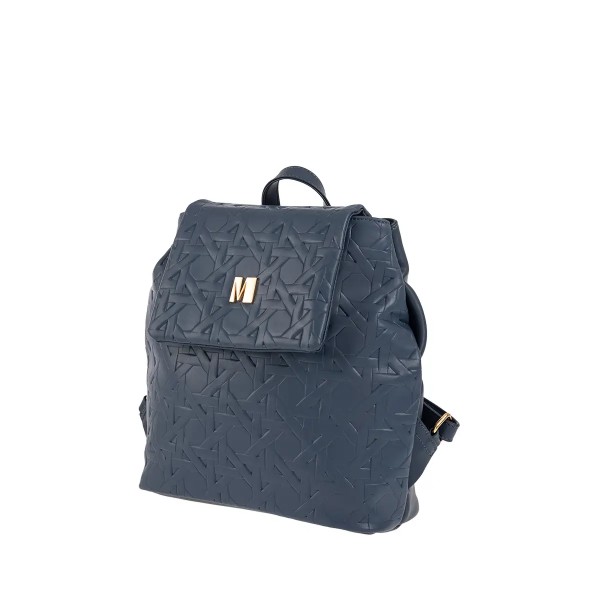 MODISSIMO ΓΥΝΑΙΚΕΙΑ ΤΣΑΝΤΑ ΠΛΑΤΗΣ ΜΕ ΑΝΑΓΛΥΦΗ ΥΦΗ ΜΠΛΕ 45-24032BL