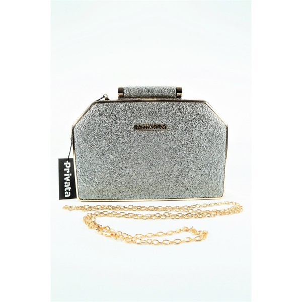 PRIVATA ΤΣΑΝΤΑ ΦΑΚΕΛΟΣ-ΧΙΑΣΤΙ ΣΕ ΑΣΗΜΙ ΧΡΩΜΑ