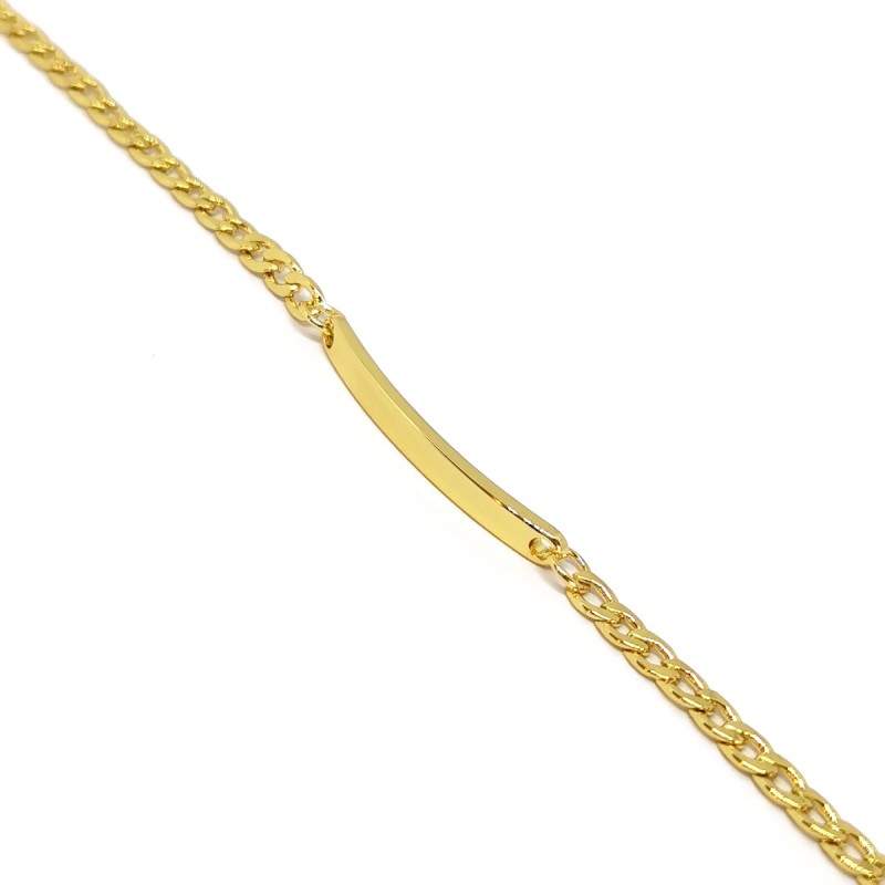 ΠΑΙΔΙΚΟ ΒΡΑΧΙΟΛΙ ΤΑΥΤΟΤΗΤΑ ΑΤΣΑΛΙ 316L ΧΡΥΣΟ SB1072