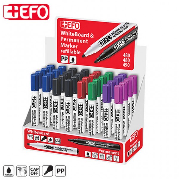 ΜΑΡΚΑΔΟΡΟΙ ΑΣΠΡΟΠΙΝΑΚΑ + EFO 