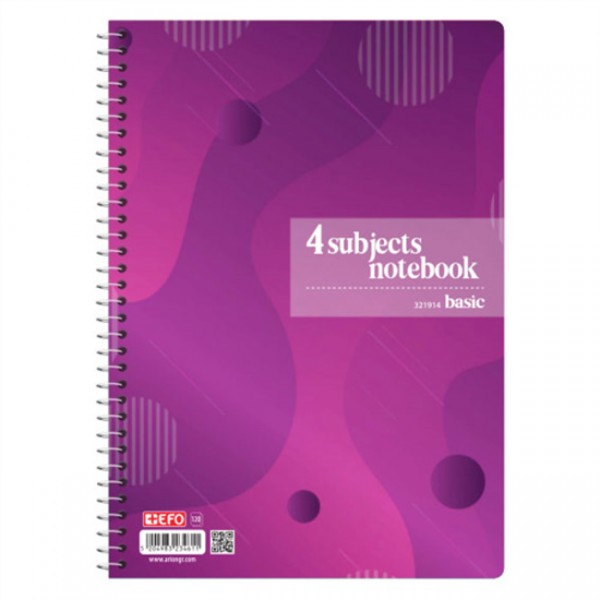 ΤΕΤΡΑΔΙΟ ΤΕΣΣΑΡΩΝ ΘΕΜΑΤΩΝ ΜΩΒ BASIC Α4