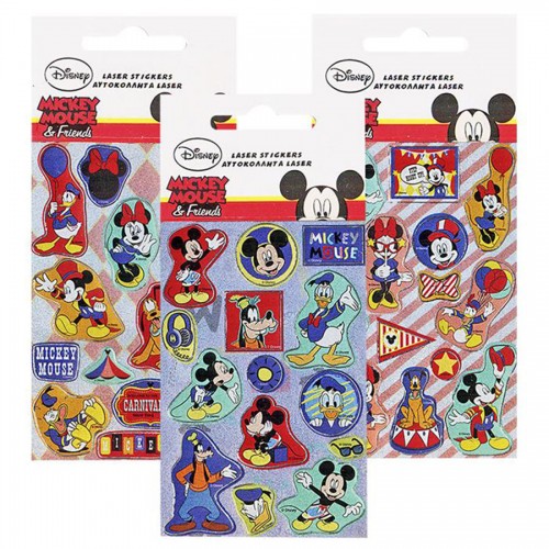 STICKERS ΑΥΤΟΚΟΛΛΗΤΑ LASER MICKEY MOUSE 