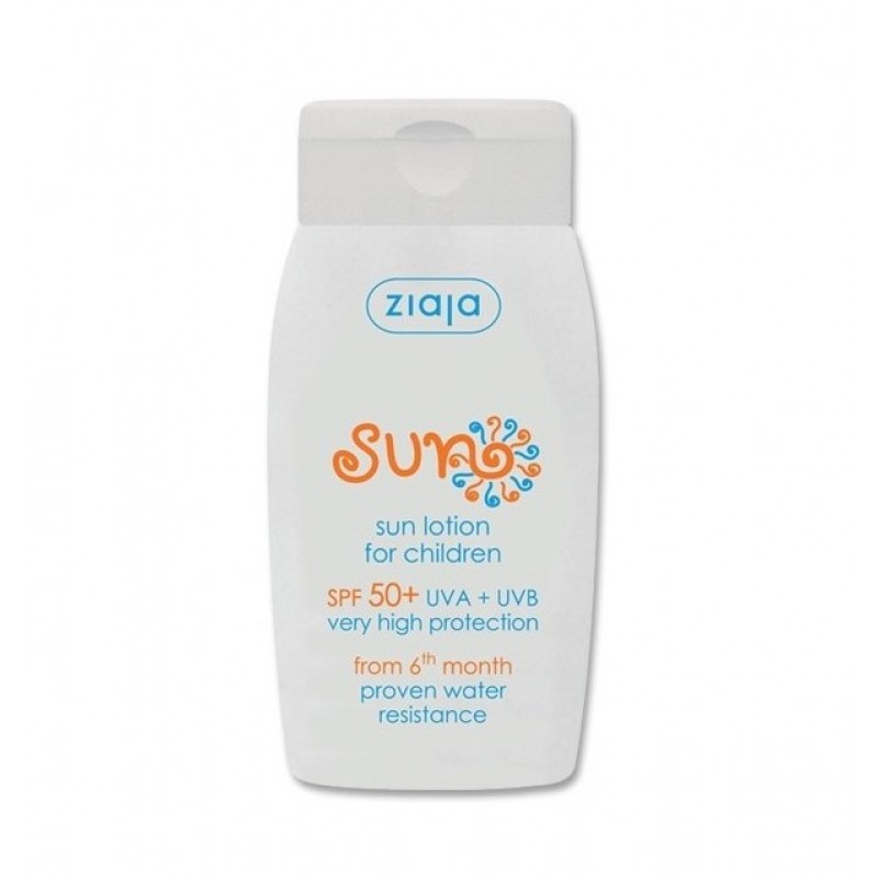 ZIAJA SUN ΑΝΤΗΛΙΑΚΗ ΚΡΕΜΑ ΥΨΗΛΗΣ ΠΡΟΣΤΑΣΙΑΣ ΚΑΙ ΓΙΑ ΠΑΙΔΙΑ SPF 50+ 125ml